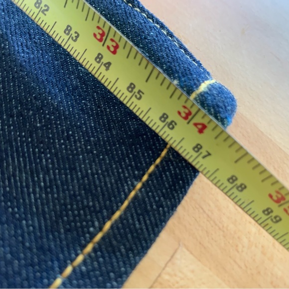 Imogene + Willie Jeans James Rigid Indigo Selvedge Straight Leg Mid Rise Size 26 - Picture 9 of 10